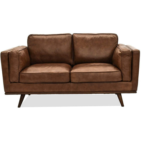 Marlow 2 Seater Leather Lounge